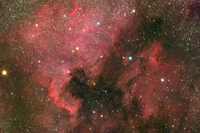 North America and Pelican Nebulea